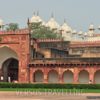India. Agra. Red Fort. October 2012