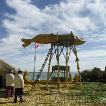 Reed islands of Uros tribe